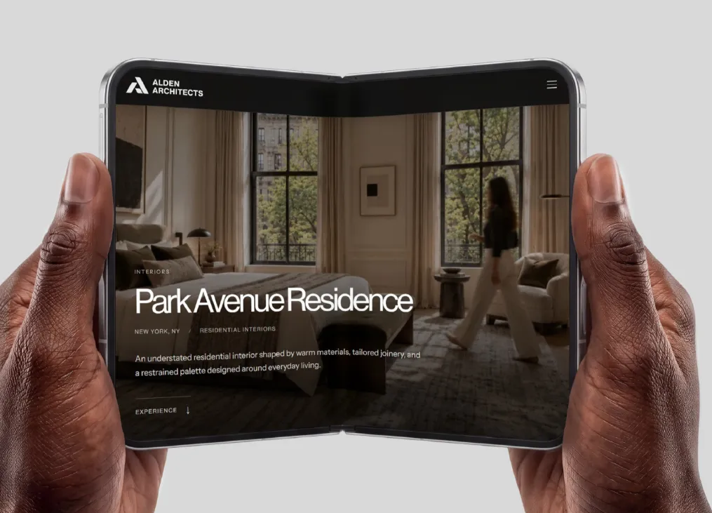 Alden Architects Responsive Website Experience