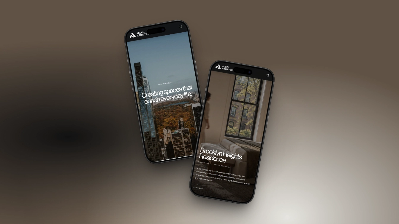 Alden Architects Project and Journal Interface