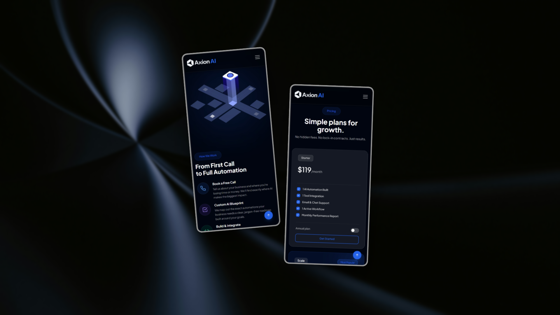 Mobile Responsive Website Design Mockup