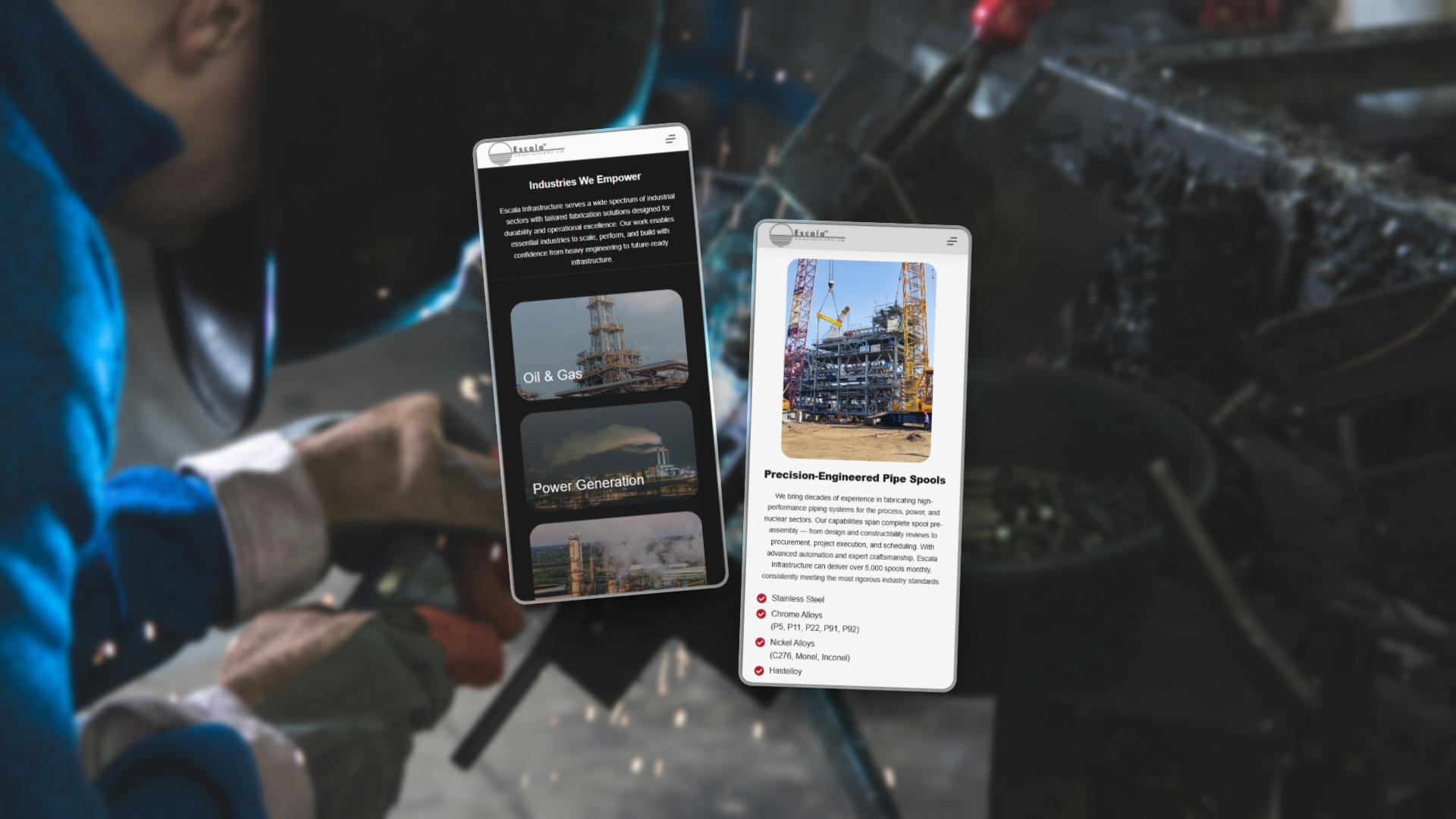Mobile Responsive Website Design Mockup