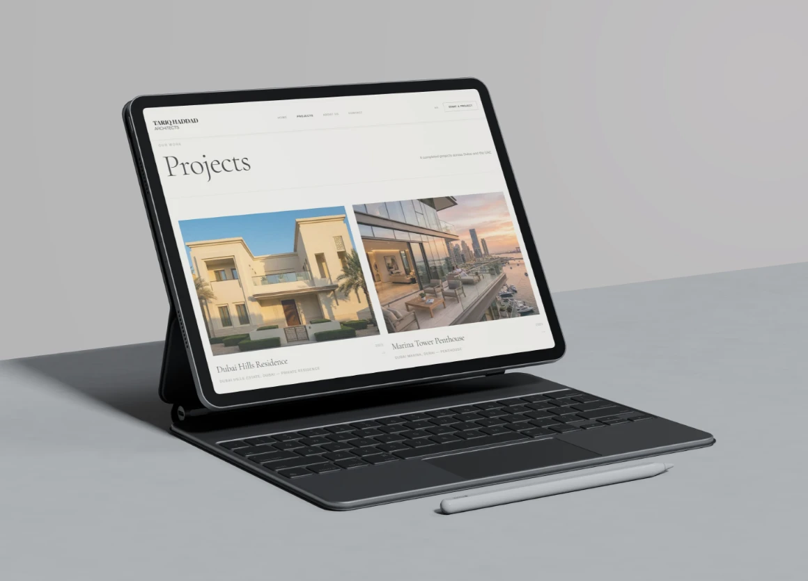 Tariq Haddad Architects Homepage